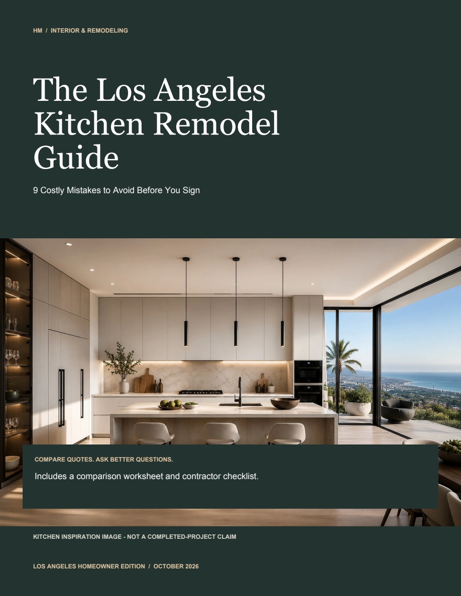 Cover of The Los Angeles Kitchen Remodel Guide: 9 Costly Mistakes to Avoid Before You Sign